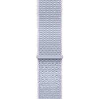 Умные часы Apple Watch Series 10 46 мм (алюминиевый корпус, серебристый/голубой, нейлоновый ремешок) - Изображение №3 — Chaika Market