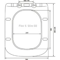 Унитаз подвесной Berges Wasserhaus Floe 043369 (с сиденьем) - Изображение №10 — Chaika Market