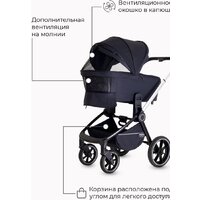 Универсальная коляска Rant MOWbaby Zoom PU (2 в 1, silver black) - Изображение №21 — Chaika Market
