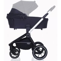 Универсальная коляска Rant MOWbaby Zoom PU (2 в 1, silver black) - Изображение №10 — Chaika Market