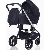 Универсальная коляска Rant MOWbaby Zoom PU (2 в 1, silver black) - Изображение №3 — Chaika Market