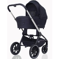 Универсальная коляска Rant MOWbaby Zoom PU (2 в 1, silver black) - Изображение №4 — Chaika Market
