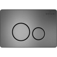 Унитаз подвесной Roxen Boro One Rimless 6 в 1 StounFix Dual Fresh 632475 (оружейная сталь/металл) - Изображение №18 — Chaika Market