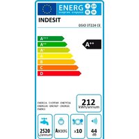 Встраиваемая посудомоечная машина Indesit DSIO 3T224 CE - Изображение №2 — Chaika Market