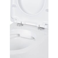 Унитаз подвесной Roxen Antares 530185-02 Rimless Soft Close - Изображение №10 — Chaika Market