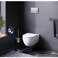 Унитаз подвесной AM.PM FlashClean Awe C111700WH (без сиденья) - Изображение №7 — Chaika Market