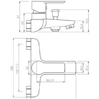 Смеситель RedBlu Origin Elegance 841000000 - Изображение №2 — Chaika Market