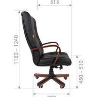 Офисное кресло CHAIRMAN 424WD (черный) - Изображение №5 — Chaika Market