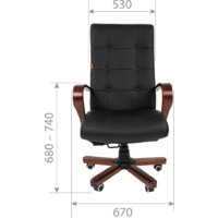 Офисное кресло CHAIRMAN 424WD (черный) - Изображение №4 — Chaika Market