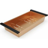 Кухонная мойка Roxen Snake 560220-60-BRS бронзовая/текстурная (с коландером и дозатором) - Изображение №8 — Chaika Market