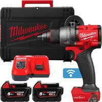 Дрель-шуруповерт Milwaukee M18 FUEL M18ONEDD3-502X 4933492802 (с 2-мя АКБ 5 Ач, кейс) - Изображение №1 — Chaika Market