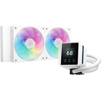 Система жидкостного охлаждения для процессора DeepCool Mystique 240 WH ARGB R-LX240-WHDSNMCP-G-1 — Chaika Market