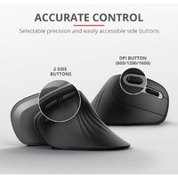 Вертикальная мышь Trust Verro Ergonomic Wireless Mouse - Изображение №15 — Chaika Market