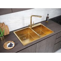 Кухонная мойка Paulmark PM237851-BG - Изображение №3 — Chaika Market