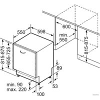 Встраиваемая посудомоечная машина Bosch SMV2ITX18E - Изображение №8 — Chaika Market