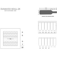 Винный шкаф Dunavox DAVS-25.63DB - Изображение №6 — Chaika Market