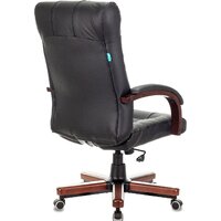 Офисное кресло Бюрократ KB-10WALNUT/B/LEATH (черный) - Изображение №5 — Chaika Market