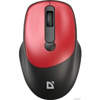 Мышь Defender Feam MM-296 (черный/красный) — Chaika Market