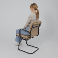 Офисный стул AksHome Indigo CF (кофейный/черный) - Изображение №23 — Chaika Market