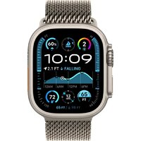 Умные часы Apple Watch Ultra 2 LTE 49 мм (титановый корпус, титановый/титановый, миланская петля S) - Изображение №2 — Chaika Market