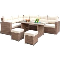 Обеденная группа Sundays SFS 019 (бежевый) — Chaika Market