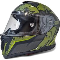 Мотошлем AIM RH365 365-013-XL (XL, Carbon Renault Green) — Chaika Market