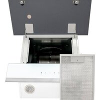 Кухонная вытяжка Grand Gloucester 60 (белый/нержавеющая сталь) - Изображение №3 — Chaika Market