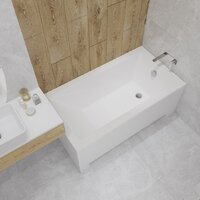 Ванна Lauter Estelle 120 21206020 (с ножками и серым подголовником) - Изображение №18 — Chaika Market