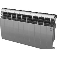 Биметаллический радиатор Royal Thermo BiLiner 350 Silver Satin (10 секций) — Chaika Market