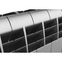 Биметаллический радиатор Royal Thermo BiLiner 350 Silver Satin (10 секций) - Изображение №3 — Chaika Market