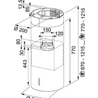 Кухонная вытяжка Franke Tube FTU Plus 3707 I WH - Изображение №2 — Chaika Market