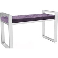 Банкетка Hype Mebel Бридж (белый/фиолетовый) - Изображение №1 — Chaika Market