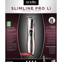 Триммер для бороды и усов Andis Slimline Pro Li T-Blade (хром) - Изображение №3 — Chaika Market