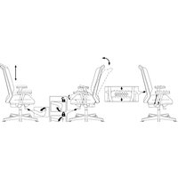 Офисное кресло Бюрократ MC-611N TW-01 38-418 (черный) - Изображение №5 — Chaika Market