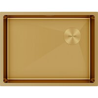 Кухонная мойка Paulmark NEXT-SKEW 58 Uni PM885844-BG (золото/брашированное золото) — Chaika Market