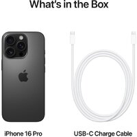 Телефон Apple iPhone 16 Pro Dual SIM 128GB (черный титан) - Изображение №7 — Chaika Market