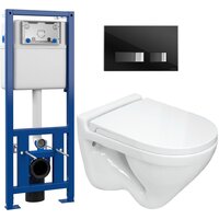 Унитаз подвесной Sanita Luxe Attica SL DM + S-IN-MZ-LINK_PRO + P-BU-MOV/Blg/Gl — Chaika Market