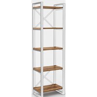 Стеллаж Hype Mebel Стандарт 80x170 (белый/дуб галифакс олово) — Chaika Market