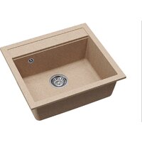 Кухонная мойка Aquasanita Rock SQR 101 110 AW (бежевый) - Изображение №2 — Chaika Market