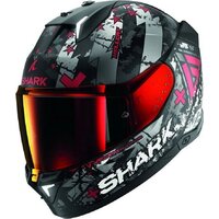 Мотошлем Shark Skwal i3 Hellcat Mat (р. S, черный матовый/серебристый/красный) — Chaika Market