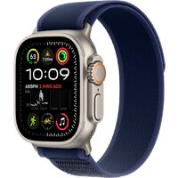 Умные часы Apple Watch Ultra 2 LTE 49 мм (титановый корпус, титановый/синий, нейлоновый ремешок S/M) - Изображение №1 — Chaika Market