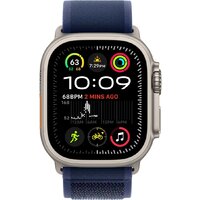 Умные часы Apple Watch Ultra 2 LTE 49 мм (титановый корпус, титановый/синий, нейлоновый ремешок S/M) - Изображение №2 — Chaika Market