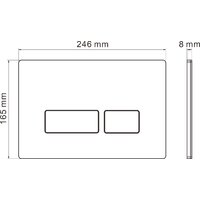 Унитаз подвесной Roxen Boro One Rimless 6 в 1 StounFix Dual Fresh 608537 (кнопка: матовая) - Изображение №23 — Chaika Market