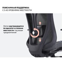 Офисное кресло SPARX Jomo (темно-серый) - Изображение №3 — Chaika Market