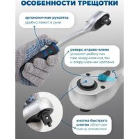 Универсальный набор инструментов Scheppach Sch-42022-5 (60807) - Изображение №7 — Chaika Market