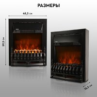 Электрокамин Planta PFP-FS400 (черный) - Изображение №14 — Chaika Market