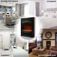 Электрокамин Planta PFP-FS400 (черный) - Изображение №15 — Chaika Market