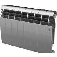 Биметаллический радиатор Royal Thermo BiLiner 350 Silver Satin (8 секций) — Chaika Market