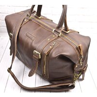 Дорожная сумка Carlo Gattini Sinfonica Campora 4019-04 (темно-коричневый) - Изображение №4 — Chaika Market