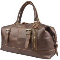 Дорожная сумка Carlo Gattini Sinfonica Campora 4019-04 (темно-коричневый) - Изображение №2 — Chaika Market
